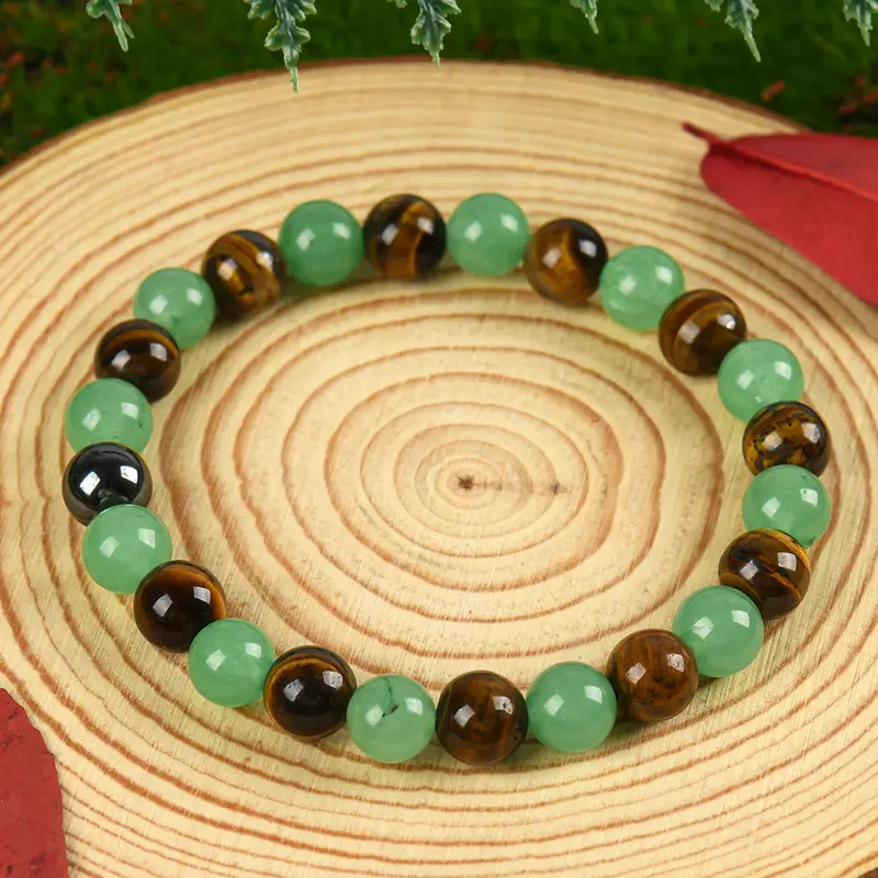 Lucky 2026🔥Arpurraina Money Attraction Bracelet with Green Aventurine & Tiger Eye💲