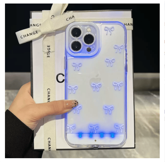 🔥New Year's Discounts: 50% OFF 📱 Vibrant LED Bowknot Phone Case, Compatible with iPhone 17/16/15/14/13 Pro/Pro Max(2 pcs Free Shipping+15% OFF)