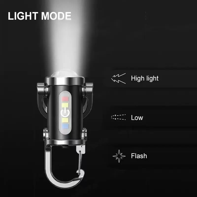 🔥New Year's Discounts: 50% OFF🔦Portable Rechargeable Bright Keychain Flashlight