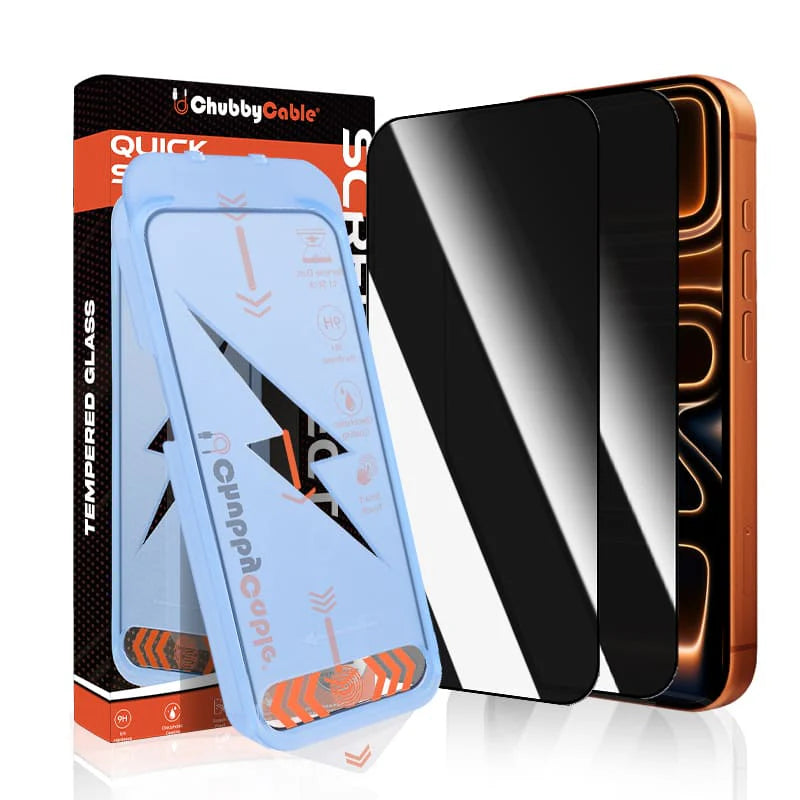 Military-Grade Privacy Screen Protector with Ultra-easy Install Box