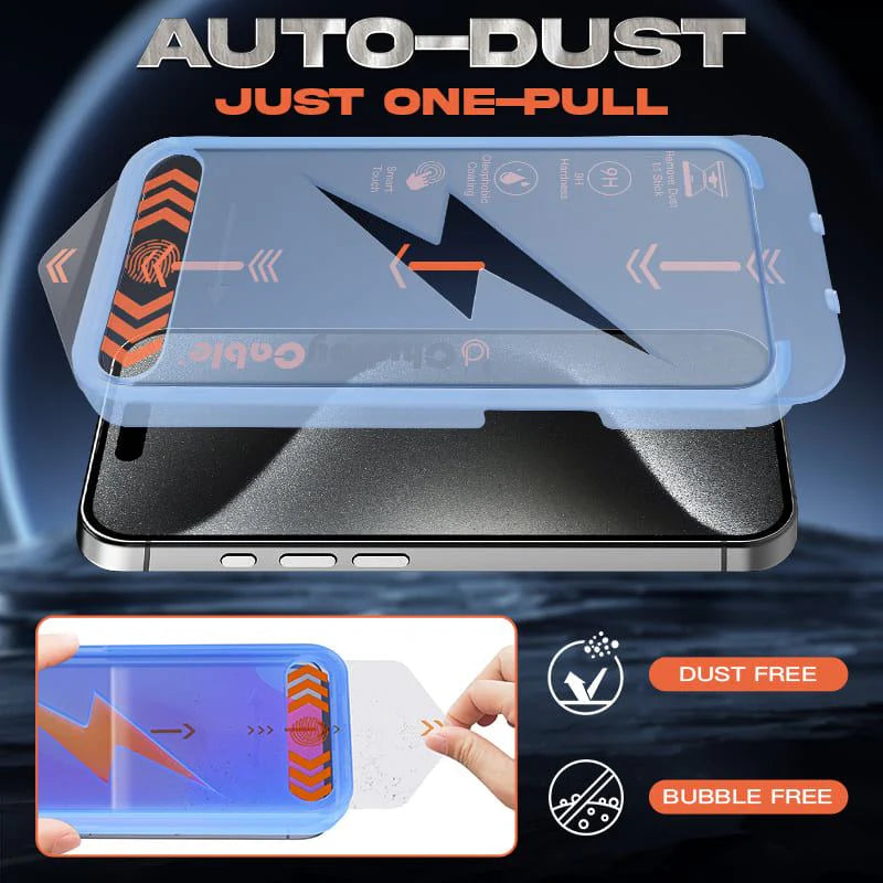 Military-Grade Privacy Screen Protector with Ultra-easy Install Box