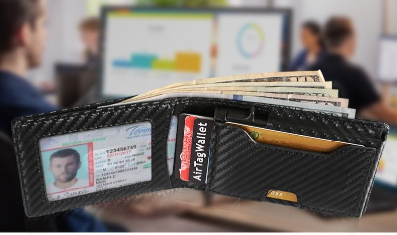 Minimalist Slim Wallet for Men – Holds 9–13 Cards, RFID Blocking Aluminum Bifold with Pop-Up Card Access, Built-In Money Clip & ID Window