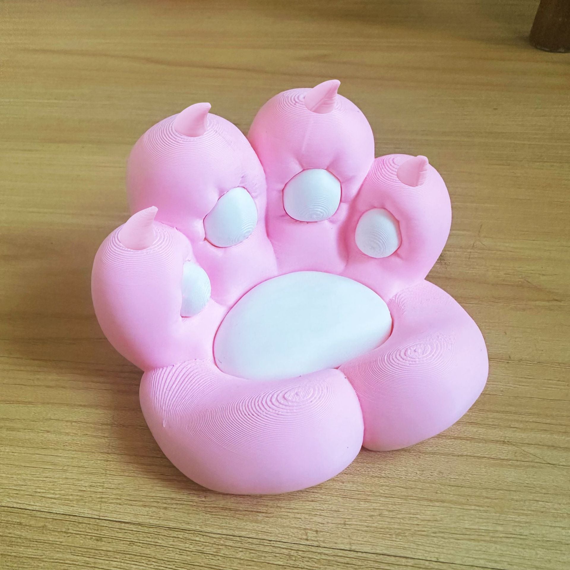 Niedlicher Handyhalter in Katzenpfotenform – 3D-gedruckter Schreibtisch-Organizer für Katzenliebhaber 