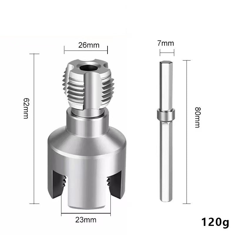 Rohrgewindeschneidwerkzeug mit Verbindungsstange