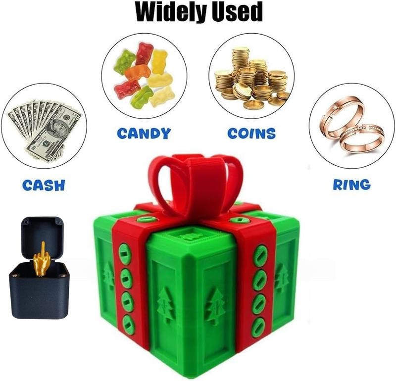 🎄Christmas Special: 48% Off! 🔥 Annoying Gift Box – Hilarious Screw Challenge, 3D Printed Gift Box🎁