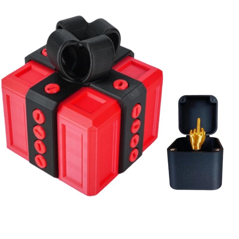 🎄Weihnachtsangebot: 48 % Rabatt! 🔥 Nervige Geschenkbox – Lustige Schrauben-Challenge, 3D-gedruckte Geschenkbox🎁 