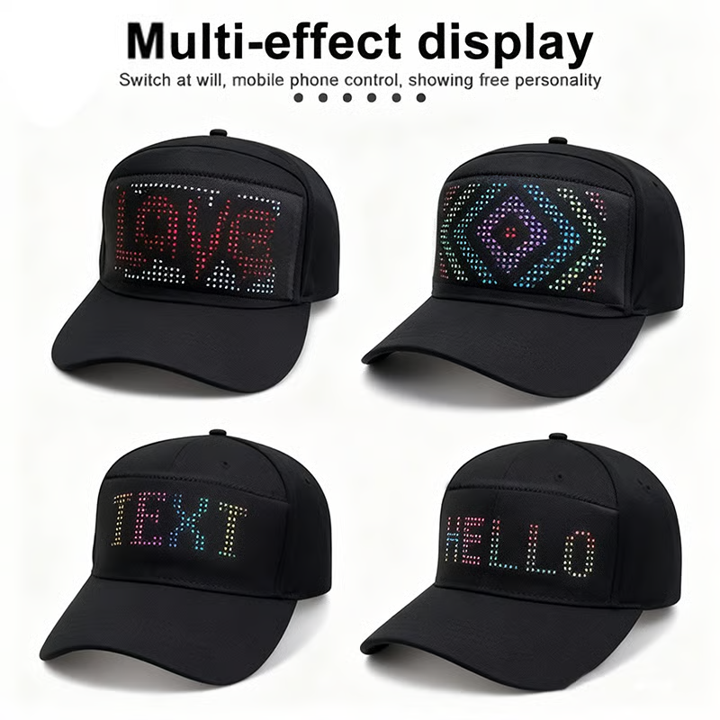 🎁Winter Special Sale 48%OFF🔥LED Bluetooth Cap with Custom Text & GIF Display