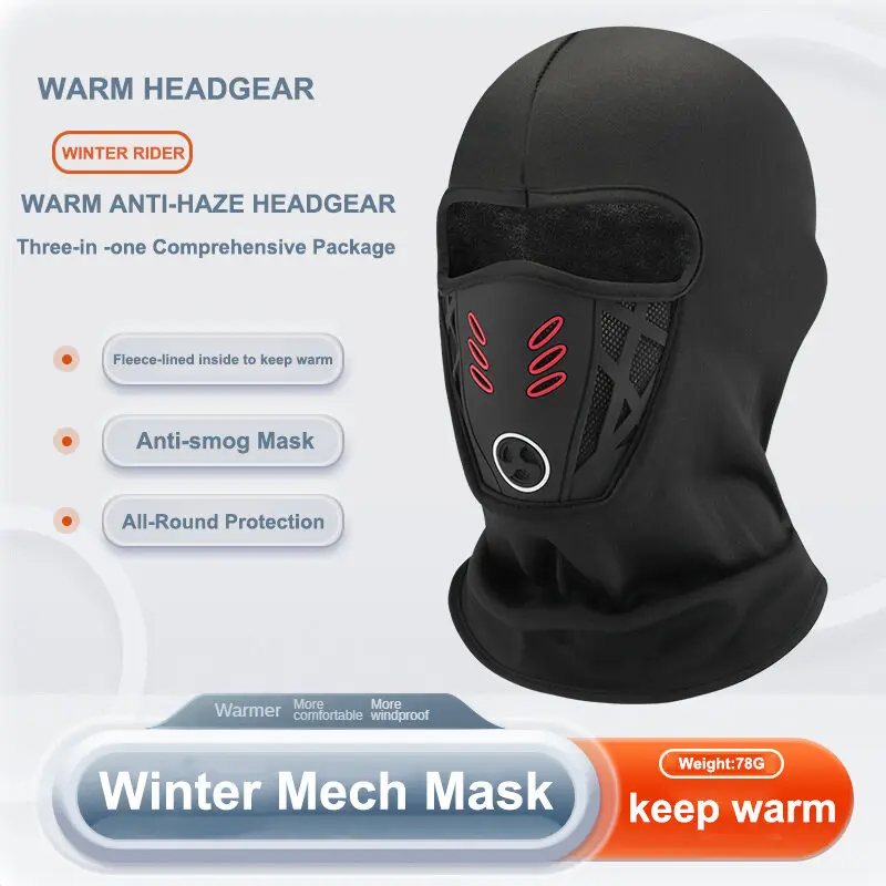 🔥Buy 2 Get 1 Free😍Winter Rider Warm Anti-Haze Balaclava Full Face Mask