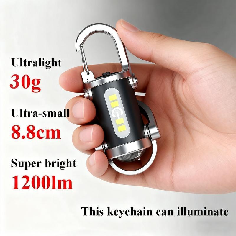 🔥New Year's Discounts: 50% OFF🔦Portable Rechargeable Bright Keychain Flashlight