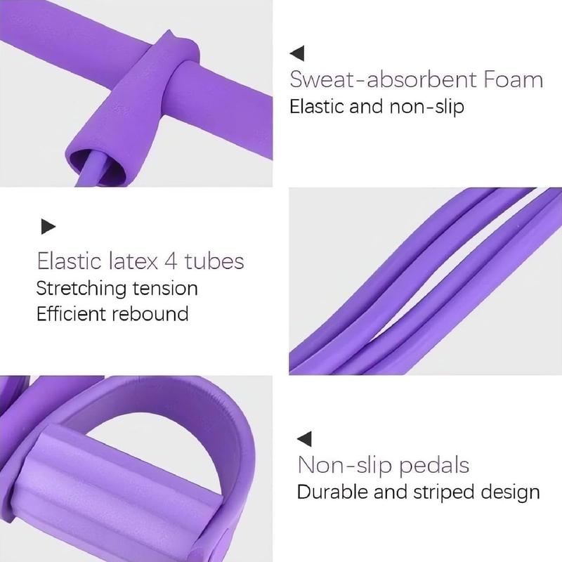 🔥2026 Hot Sale 50% OFF✨Multifunction Pedal Resistance Trainer with 6 Tubes (Buy 2 Get 1 Freel)