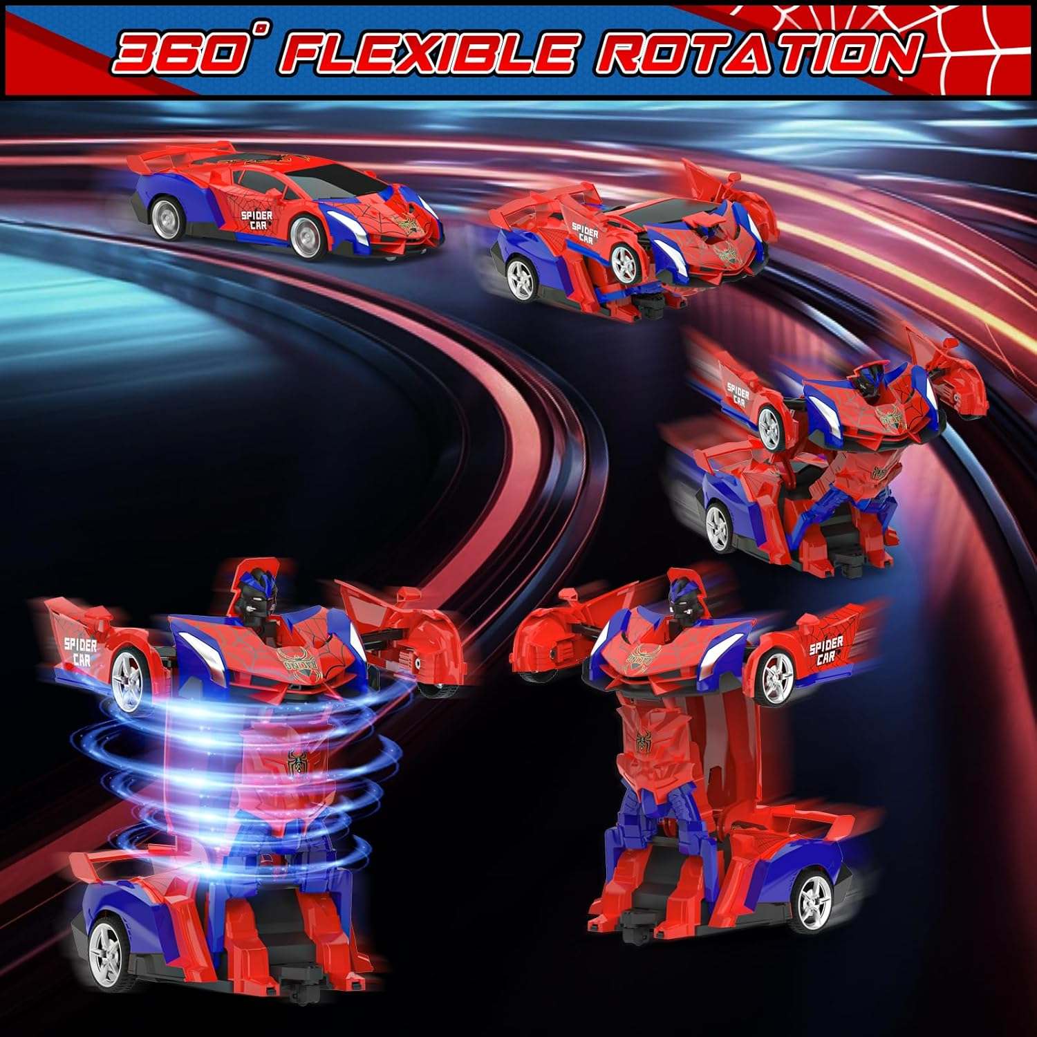 2 kaufen, versandkostenfrei 🔥 Wiederaufladbares 2,4-GHz-Transformations-Roboter-RC-Auto im Maßstab 1:18 für Jungen von 3-15 Jahren