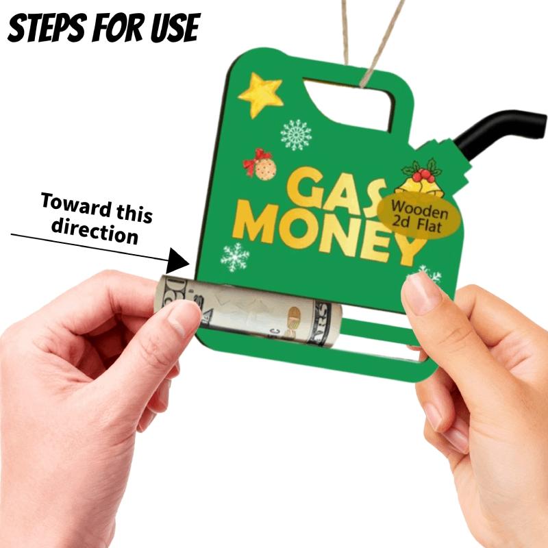 🎄Weihnachtsangebot: 48 % Rabatt 🔥 Witziges und lustiges Weihnachtsgeschenk für Paare – Geldhalter aus Holz im Benzingeld-Design