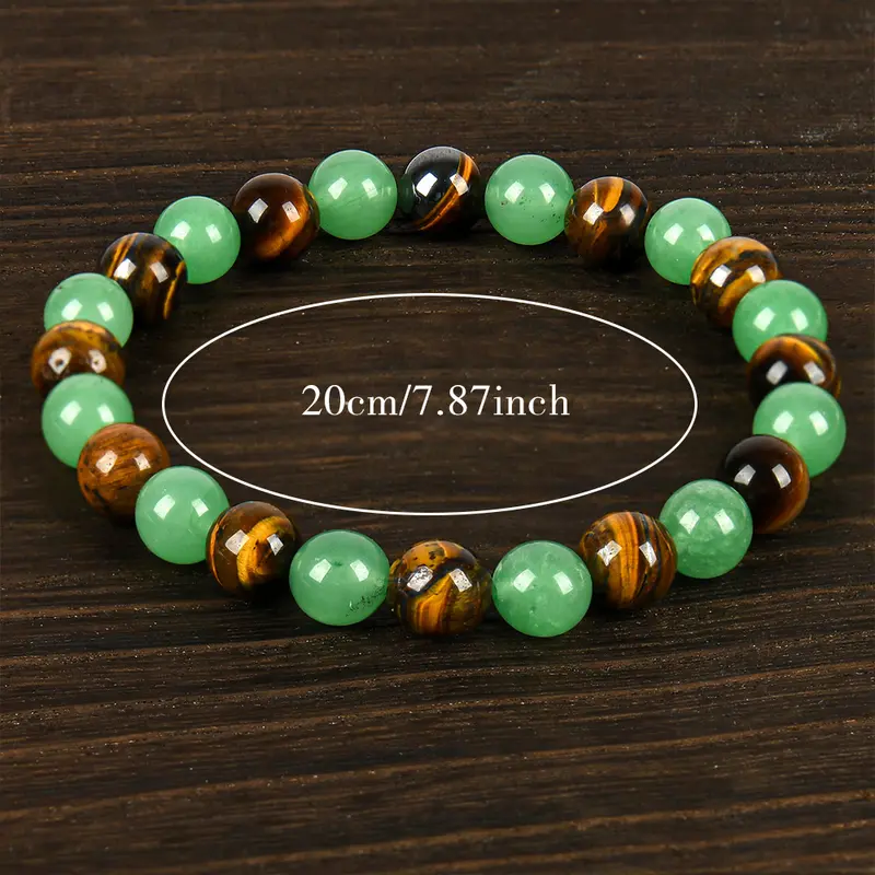 Lucky 2026🔥Arpurraina Money Attraction Bracelet with Green Aventurine & Tiger Eye💲