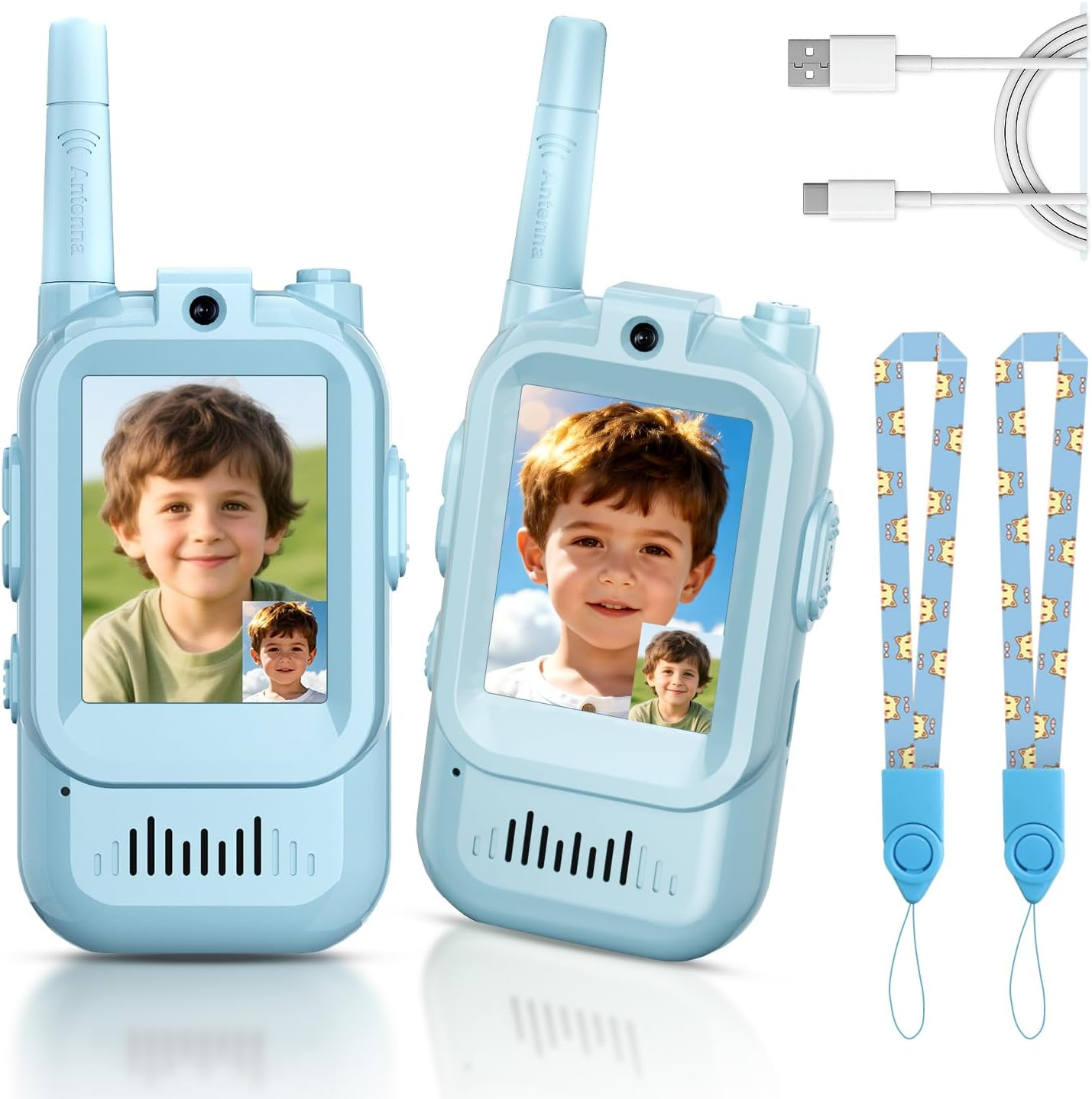 🎄 Christmas Sale 50%OFF 🎁 2-Pack Video Walkie Talkies for Kids