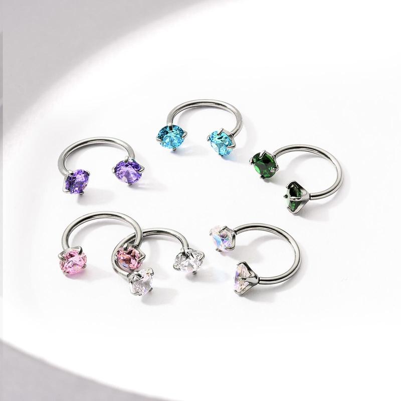 🎄Weihnachtsangebot: 48 % Rabatt 🔥 Hufeisen-Nasenring mit kostenlosem Ballhalter-Werkzeug