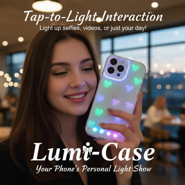 🔥New Year's Discounts: 50% OFF 📱 Vibrant LED Bowknot Phone Case, Compatible with iPhone 17/16/15/14/13 Pro/Pro Max(2 pcs Free Shipping+15% OFF)