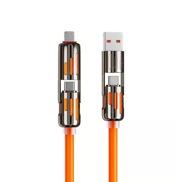🎁🔥⚡4-in-1 USB Charging Cable fast charging MAX 60w