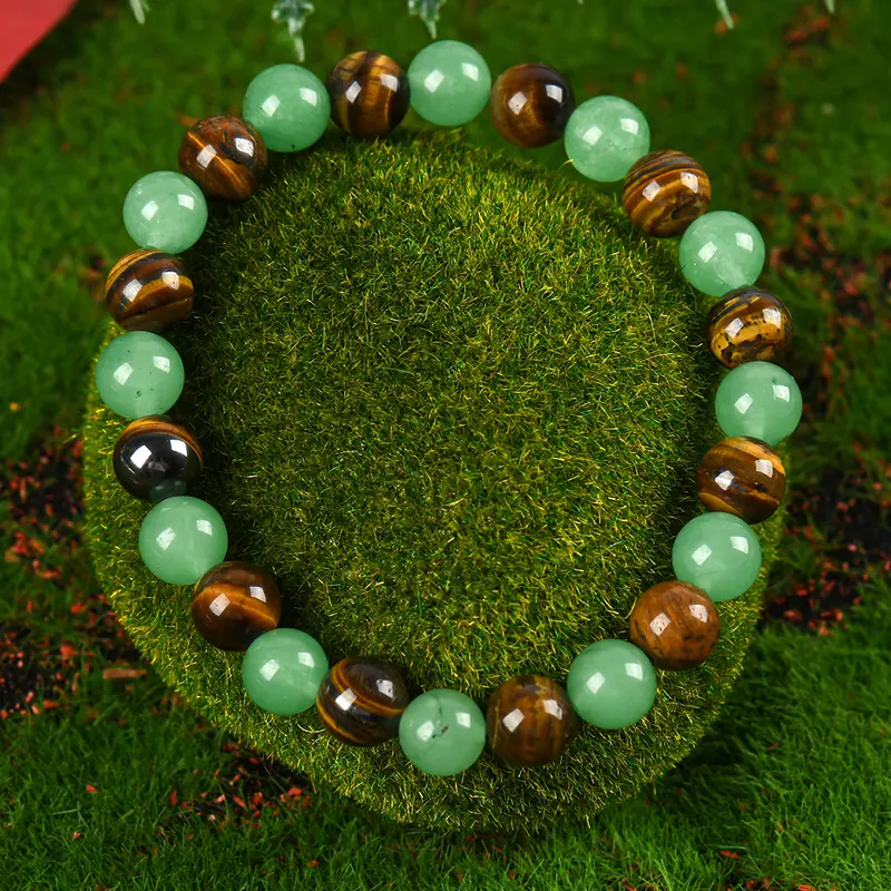 Lucky 2026🔥Arpurraina Money Attraction Bracelet with Green Aventurine & Tiger Eye💲