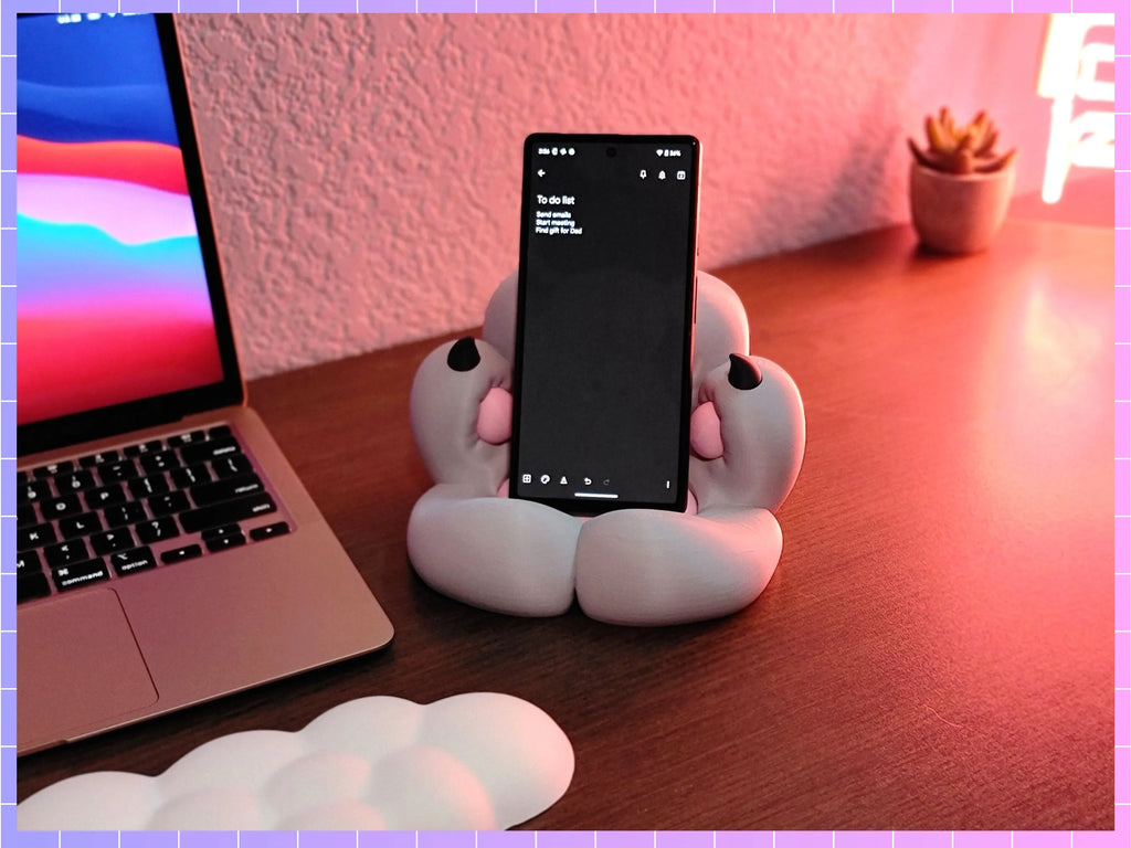 Niedlicher Handyhalter in Katzenpfotenform – 3D-gedruckter Schreibtisch-Organizer für Katzenliebhaber 