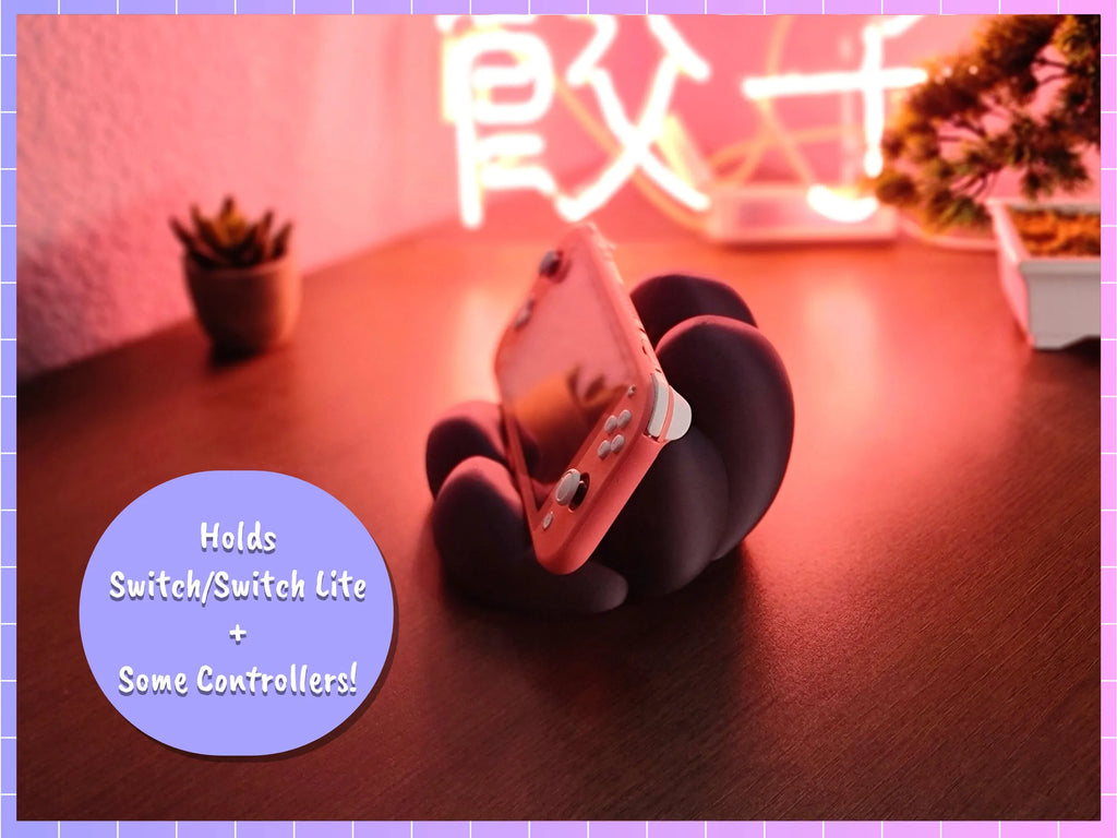 Niedlicher Handyhalter in Katzenpfotenform – 3D-gedruckter Schreibtisch-Organizer für Katzenliebhaber 