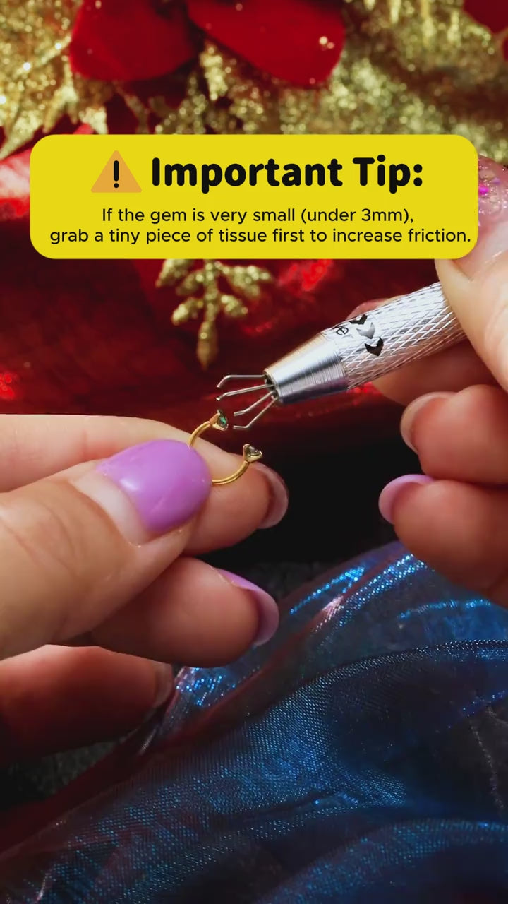 Body Jewelry Changer Kit with Bead Gripper - 16G/18G/20G Easy Grip Taper for Nose Rings, Ear & Lip Studs